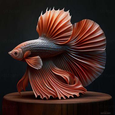 3D model Betta imbellis (STL)